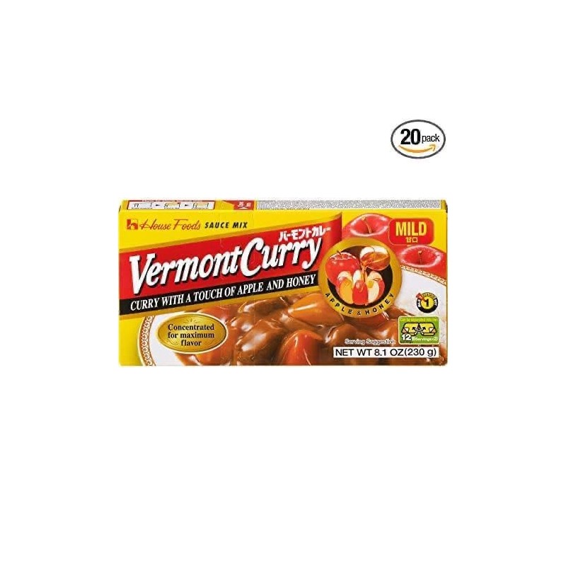 HOUSE VERMONT CURRY MILD 230g/box